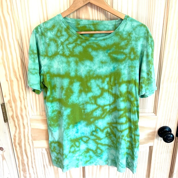 Robin’s Jean Men’s Green Tie-Dye Tee. Size Large. - Picture 1 of 11